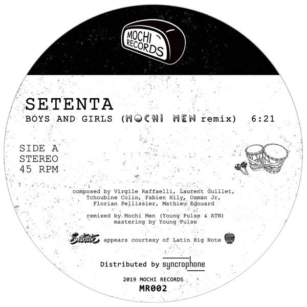Setenta - Boys and Girls EP | Mochi Records (MR002) - main