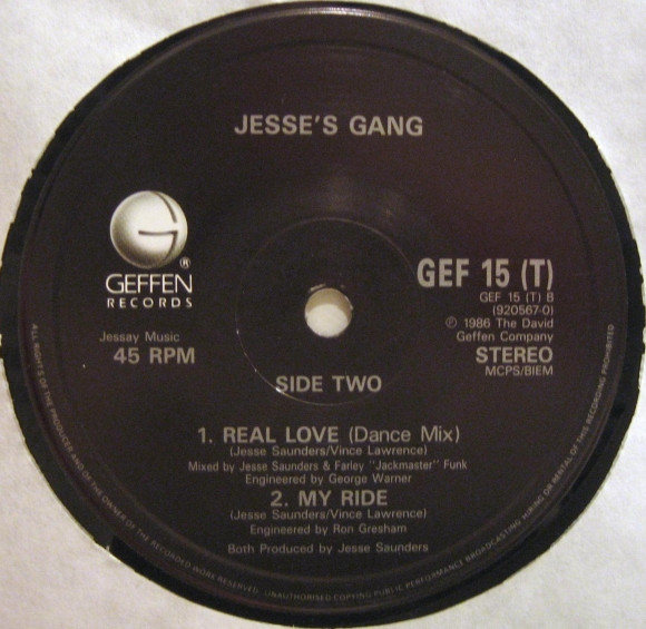 Jesse's Gang - Real Love | Geffen Records (GEF 15T) - 4 Jesse's Gang - Real Love | Geffen Records (GEF 15T) - 4