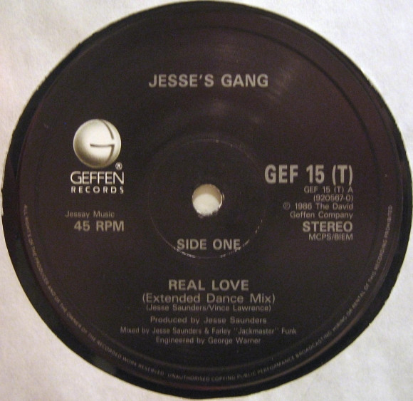 Jesse's Gang - Real Love | Geffen Records (GEF 15T) - 3 Jesse's Gang - Real Love | Geffen Records (GEF 15T) - 3