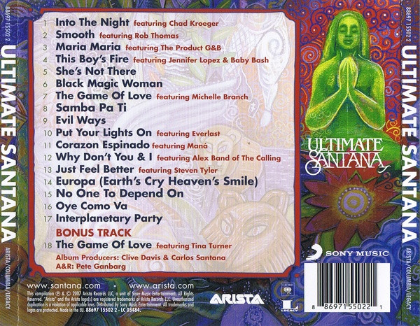 Santana - Ultimate Santana | Arista (88697 15502 2) - 2 Santana - Ultimate Santana | Arista (88697 15502 2) - 2