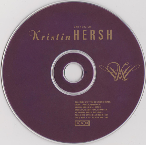 Kristin Hersh - Hips And Makers | 4AD (CAD 4002 CD) - 3