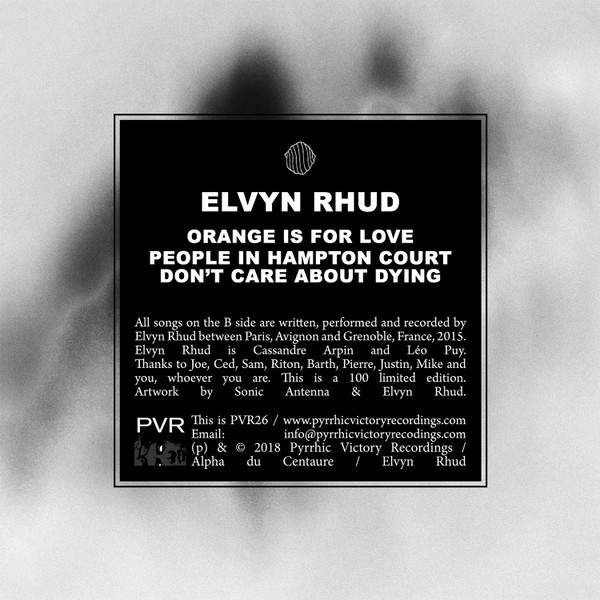 Alpha du Centaure / Elvyn Rhud - Alpha du Centaure / Elvyn Rhud | Pyrrhic Victory Recordings (PVR26) - 4 Alpha du Centaure / Elvyn Rhud - Alpha du Centaure / Elvyn Rhud | Pyrrhic Victory Recordings (PVR26) - 4