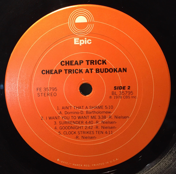 Cheap Trick - Cheap Trick At Budokan | Epic (FE 35795) - 3