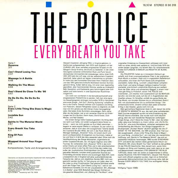 The Police - Every Breath You Take (The Singles) | AMIGA (8 56 318) - 2