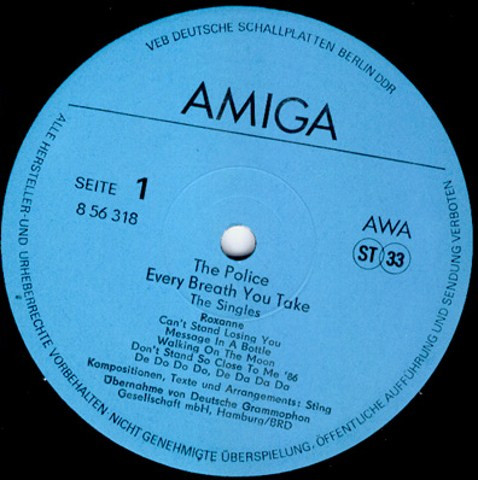 The Police - Every Breath You Take (The Singles) | AMIGA (8 56 318) - 3