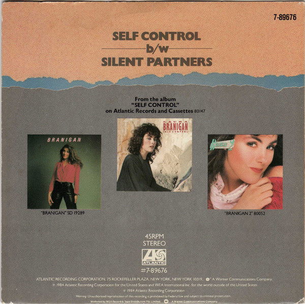 Laura Branigan - Self Control | Atlantic (7-89676) - 2