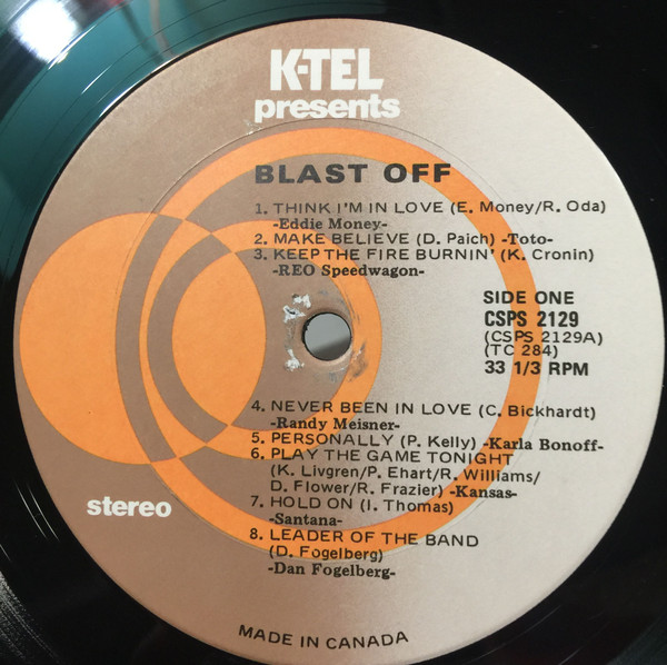 Various - Blast Off [Vinyl] | K-Tel (TC 284) - 3