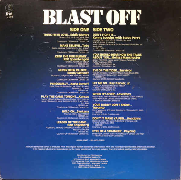 Various - Blast Off [Vinyl] | K-Tel (TC 284) - 2