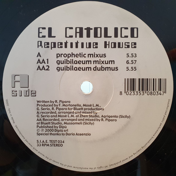 El Catolico - Repetitive House | Dipiù (TEST 034)