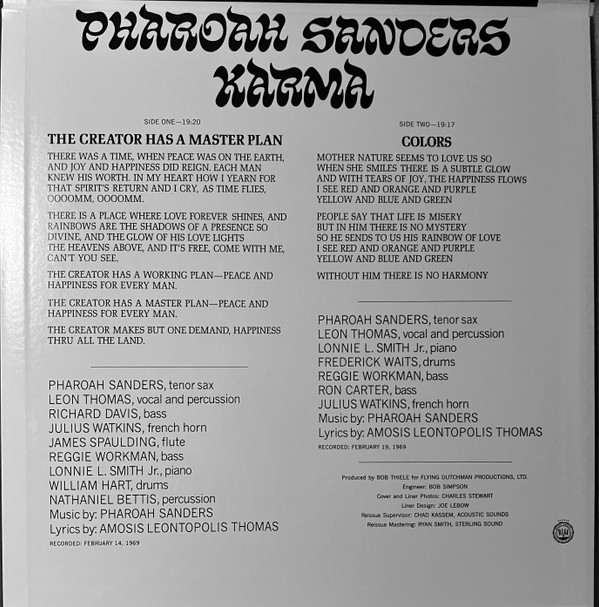 Pharoah Sanders - Karma | Impulse! (B0035572-01) - 2