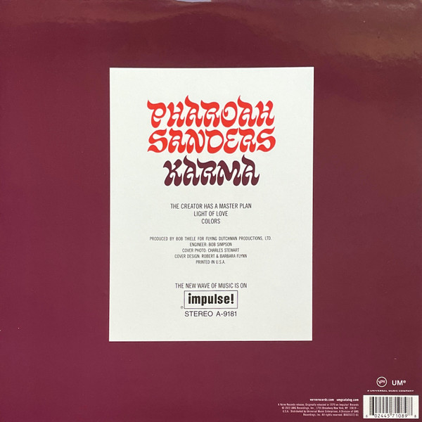 Pharoah Sanders - Karma | Impulse! (B0035572-01) - 3