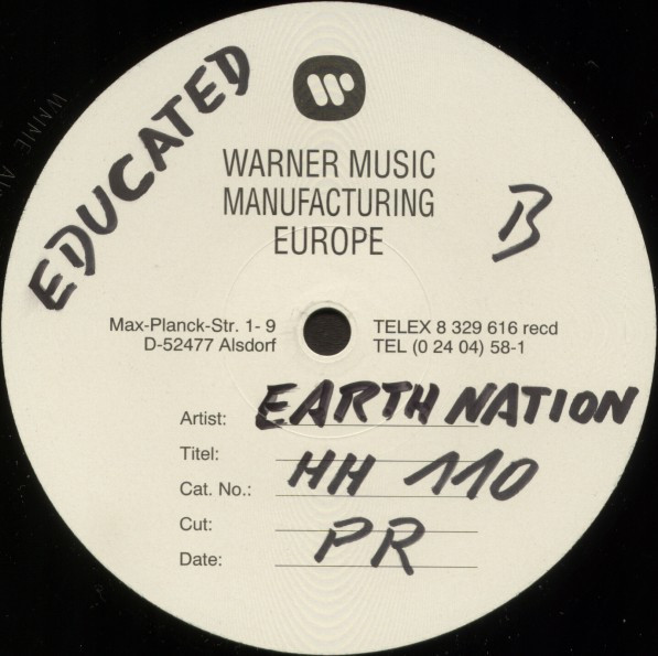 Earth Nation - Educated | Harthouse (HH 110 PR) - 2 Earth Nation - Educated | Harthouse (HH 110 PR) - 2