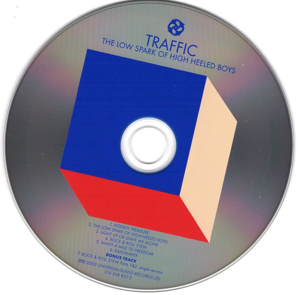 Traffic - The Low Spark Of High Heeled Boys | Island Records (314 548 827-2) - 3