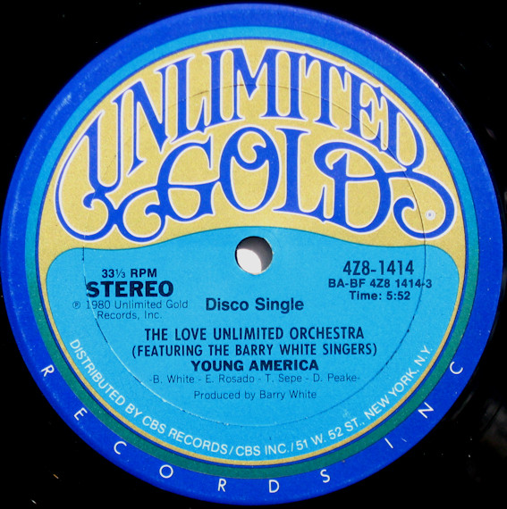 Love Unlimited Orchestra - Young America / Freeway Flyer | Unlimited Gold (4Z8-1414)