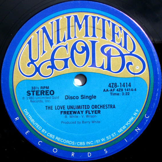 Love Unlimited Orchestra - Young America / Freeway Flyer | Unlimited Gold (4Z8-1414) - 2
