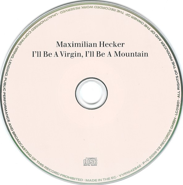 Maximilian Hecker - I'll Be A Virgin, I'll Be A Mountain | V2 (VVR1042842) - 3 Maximilian Hecker - I'll Be A Virgin, I'll Be A Mountain | V2 (VVR1042842) - 3