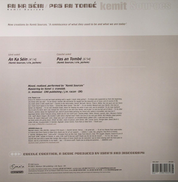 Kemit Sources - An Ka Séin / Pas An Tombé | Isma'a (YEB 2007) - 2