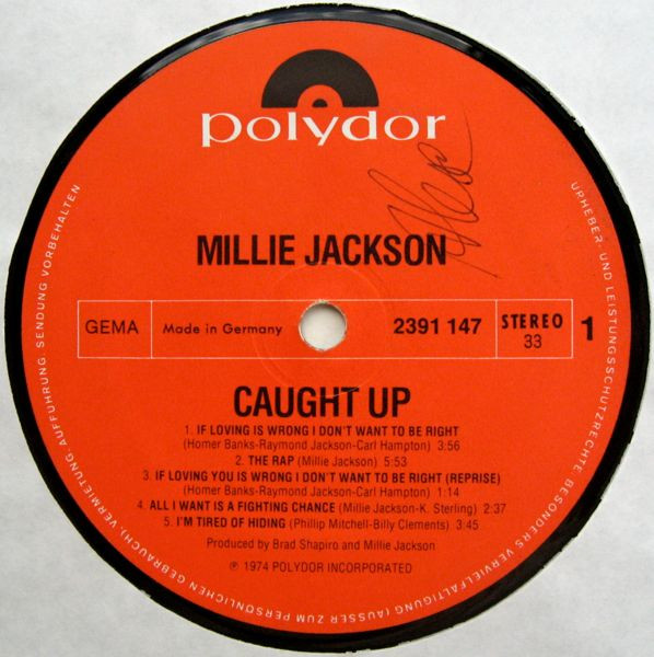 Millie Jackson - Caught Up | Polydor (2391 147) - 3