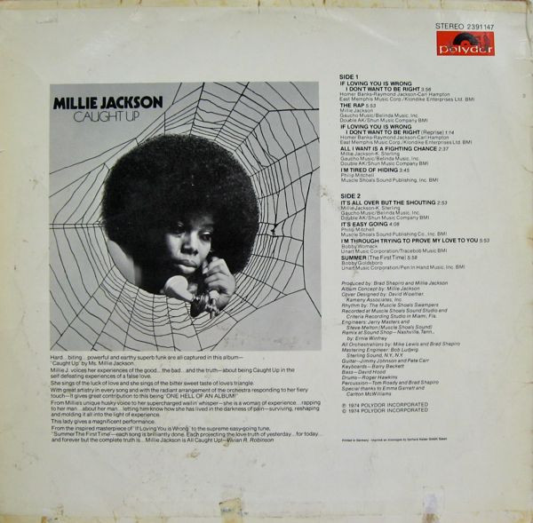 Millie Jackson - Caught Up | Polydor (2391 147) - 2