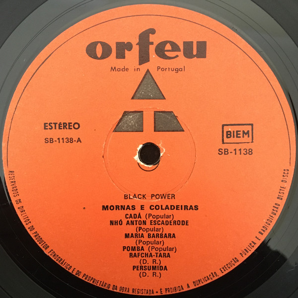 Black Power - Mornas E Coladeiras | Orfeu (SB 1138) - 3