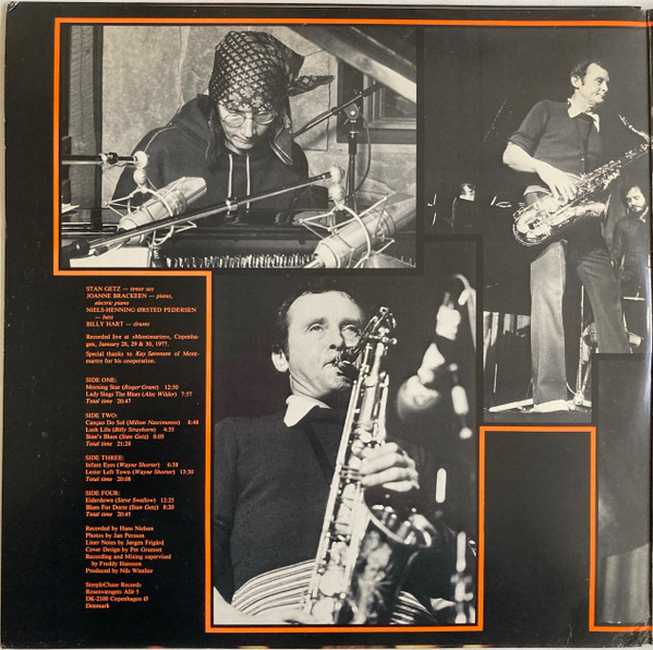 Stan Getz Quartet Feat. Niels-Henning Ørsted Pedersen - Live At Montmartre | SteepleChase (SCS-1073/74) - 2