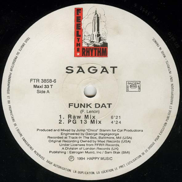 Sagat - Funk Dat | Feel The Rhythm (FTR 3858-6) - 3 Sagat - Funk Dat | Feel The Rhythm (FTR 3858-6) - 3
