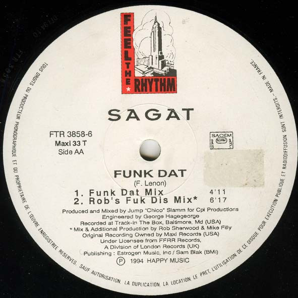 Sagat - Funk Dat | Feel The Rhythm (FTR 3858-6) - 4 Sagat - Funk Dat | Feel The Rhythm (FTR 3858-6) - 4