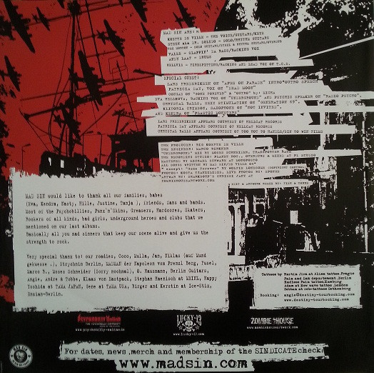 Mad Sin - Dead Moon's Calling | "I Used To Fuck People Like You In Prison" Records (Prison 083-1) - 3 Mad Sin - Dead Moon's Calling | "I Used To Fuck People Like You In Prison" Records (Prison 083-1) - 3