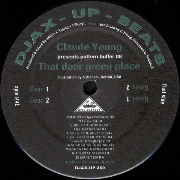 Claude Young - Pattern Buffer 08: That Dear Green Place | Djax-Up-Beats (DJAX-UP-360) - 2