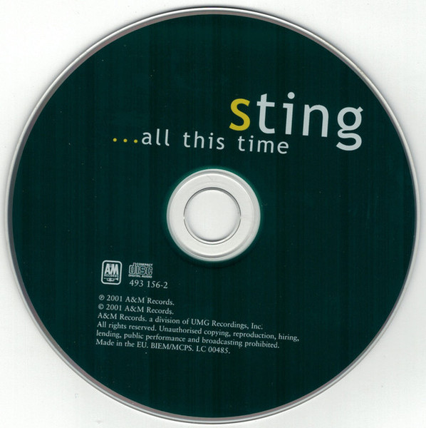 Sting - ...All This Time | A&M Records (493 156-2) - 3