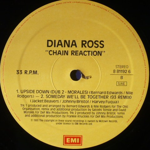 Diana Ross - Chain Reaction | EMI (8 81192 6) - 4 Diana Ross - Chain Reaction | EMI (8 81192 6) - 4