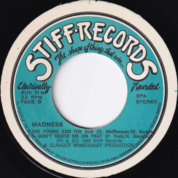 Madness - Work Rest & Play | Stiff Records (BUY 71 NP) - 4 Madness - Work Rest & Play | Stiff Records (BUY 71 NP) - 4