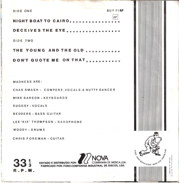 Madness - Work Rest & Play | Stiff Records (BUY 71 NP) - 2 Madness - Work Rest & Play | Stiff Records (BUY 71 NP) - 2