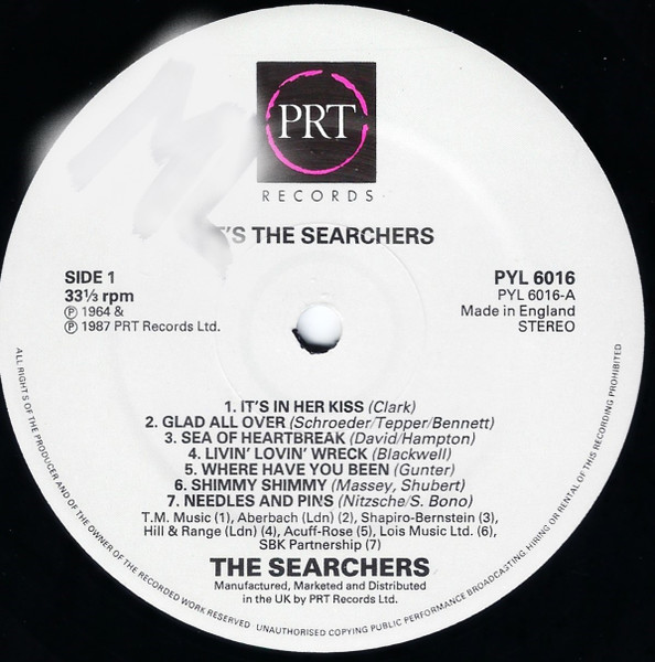 The Searchers - It's The Searchers | PRT (PYL 6016) - 3