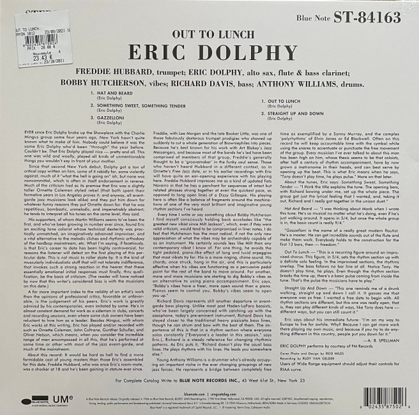 Eric Dolphy - Out To Lunch! | Blue Note (3587502) - main