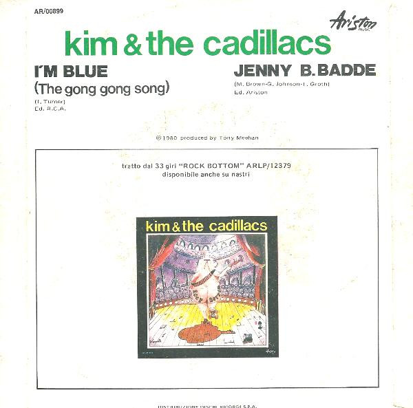 Kim & The Cadillacs - I'm Blue | Ariston Music (AR/00899) - 2