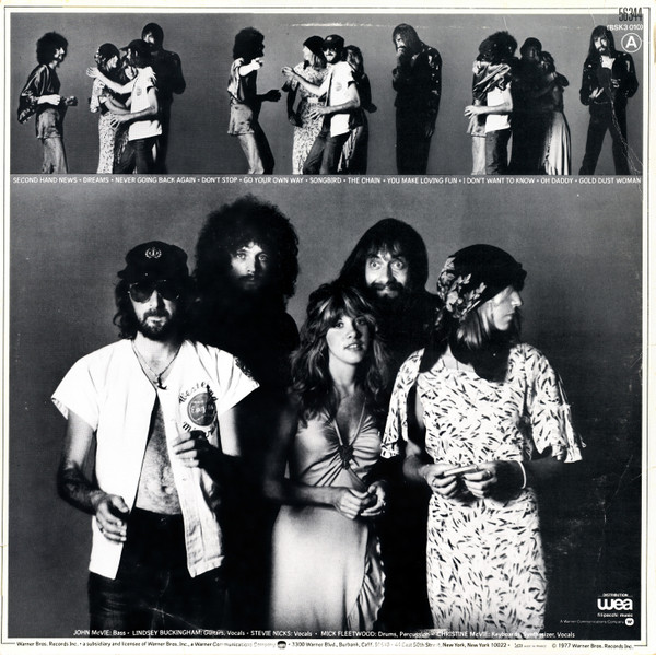 Fleetwood Mac - Rumours | Warner Bros. Records (56 344-A) - 2 Fleetwood Mac - Rumours | Warner Bros. Records (56 344-A) - 2