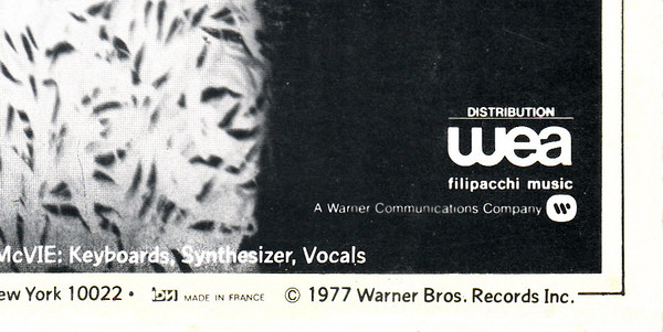 Fleetwood Mac - Rumours | Warner Bros. Records (56 344-A) - 3 Fleetwood Mac - Rumours | Warner Bros. Records (56 344-A) - 3