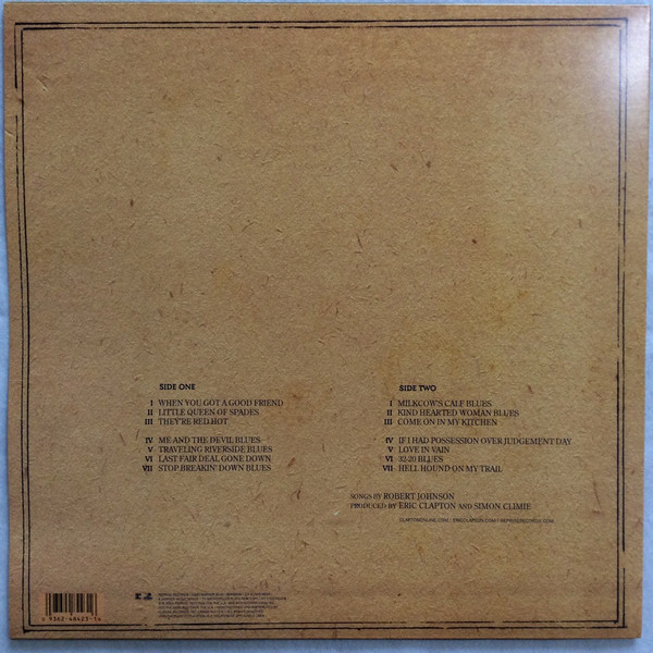 Eric Clapton - Me And Mr Johnson | Reprise Records (48423-1) - 2 Eric Clapton - Me And Mr Johnson | Reprise Records (48423-1) - 2