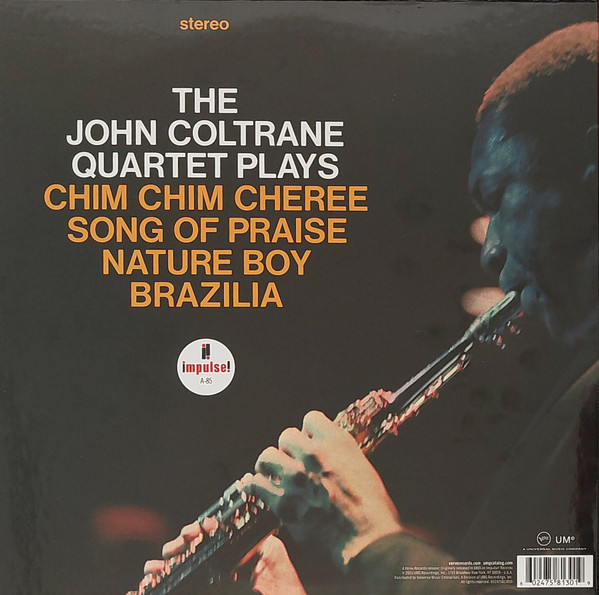 The John Coltrane Quartet - The John Coltrane Quartet Plays | Impulse! (602475813019) - 4 The John Coltrane Quartet - The John Coltrane Quartet Plays | Impulse! (602475813019) - 4