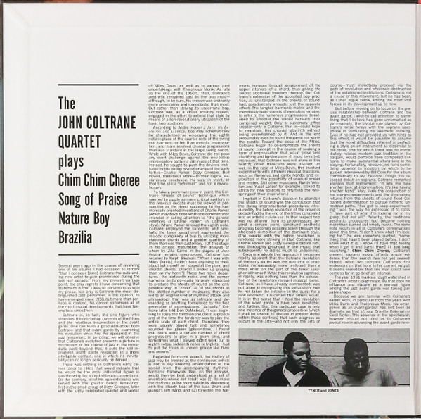 The John Coltrane Quartet - The John Coltrane Quartet Plays | Impulse! (602475813019) - 2 The John Coltrane Quartet - The John Coltrane Quartet Plays | Impulse! (602475813019) - 2