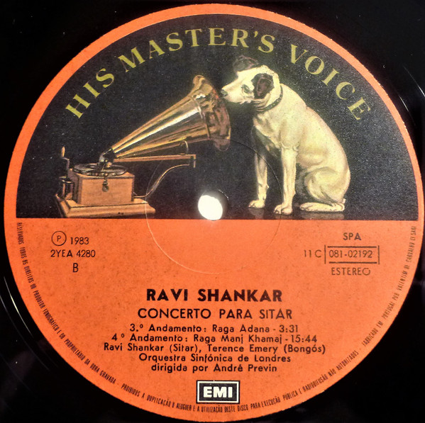 Ravi Shankar & André Previn & London Symphony Orchestra - Concerto For Sitar & Orchestra | His Master's Voice (11C 081-02192) - 4 Ravi Shankar & André Previn & London Symphony Orchestra - Concerto For Sitar & Orchestra | His Master's Voice (11C 081-02192) - 4