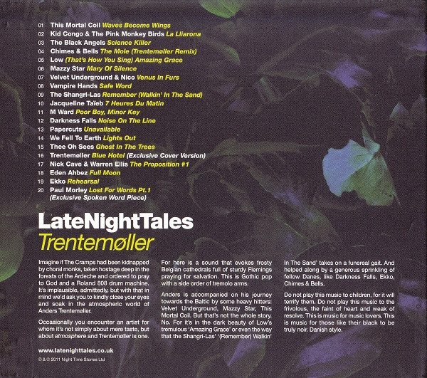 Trentemøller - LateNightTales | LateNightTales (ALNCD25) - 2