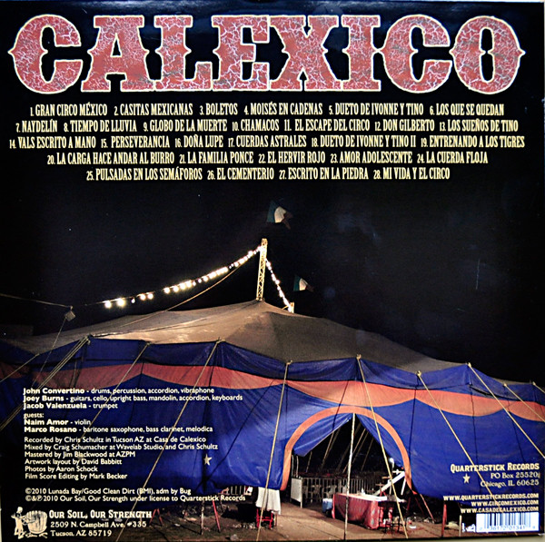 Calexico - Circo - A Soundtrack By Calexico | Our Soil, Our Strength (os08) - 2 Calexico - Circo - A Soundtrack By Calexico | Our Soil, Our Strength (os08) - 2
