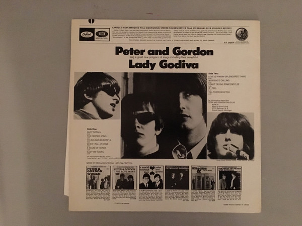 Peter & Gordon - Lady Godiva | Capitol Records (ST-2664) - 4 Peter & Gordon - Lady Godiva | Capitol Records (ST-2664) - 4