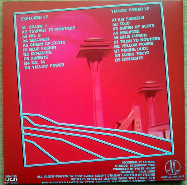 Tony Carey - Explorer And Yellow Power | Medical Records LLC (MR-016) - 2 Tony Carey - Explorer And Yellow Power | Medical Records LLC (MR-016) - 2