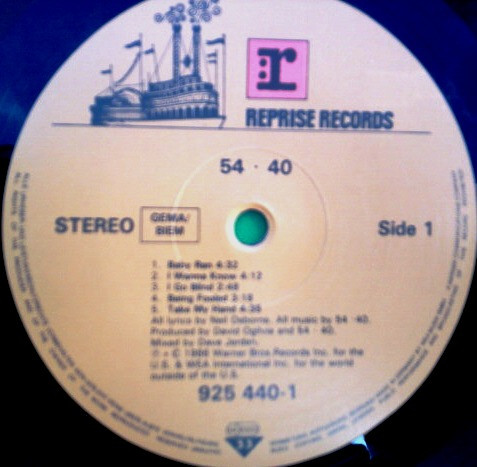 54-40 - 54-40 | Reprise Records (925 440-1) - 4