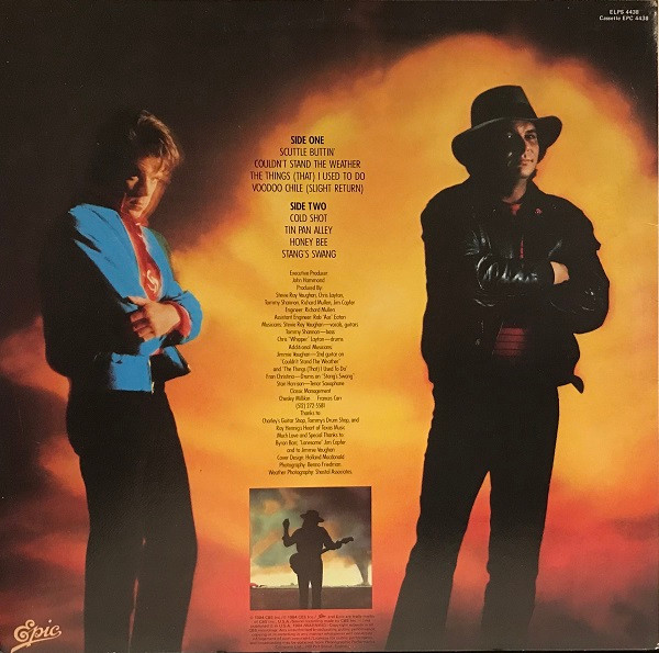 Stevie Ray Vaughan & Double Trouble - Couldn't Stand The Weather | Epic (ELPS 4438) - 2