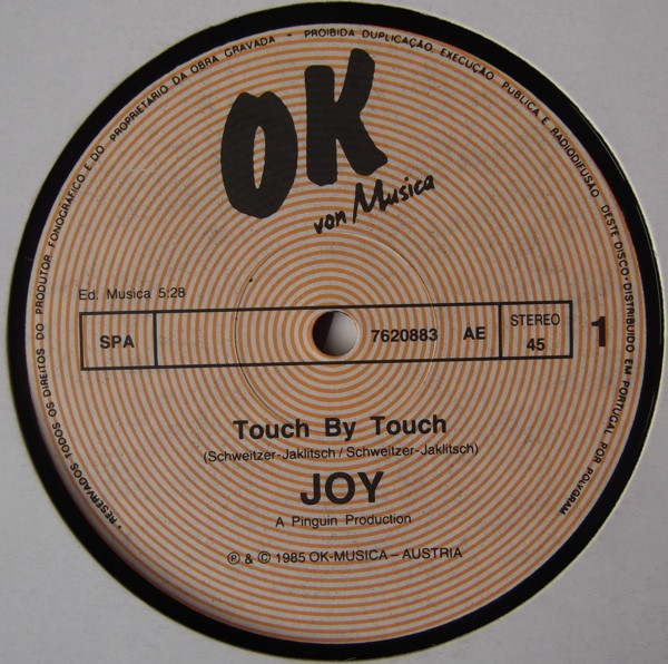 Joy - Touch By Touch | OK Musica (7620883 AE) - 3