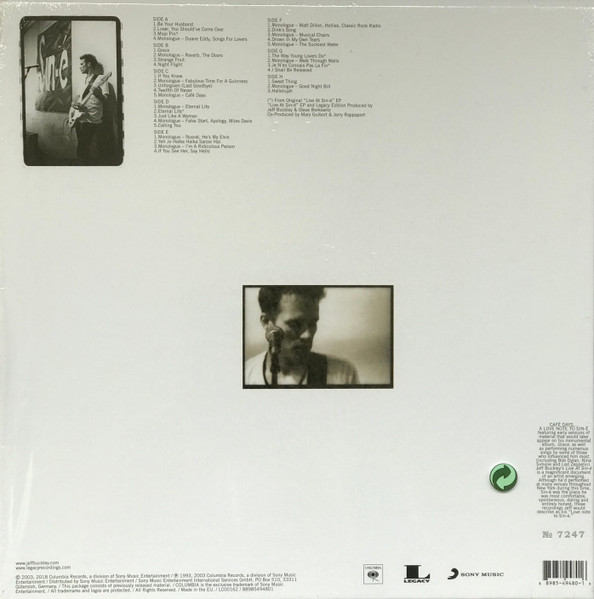 Jeff Buckley - Live At Sin-é | Columbia (88985494801) - 2 Jeff Buckley - Live At Sin-é | Columbia (88985494801) - 2